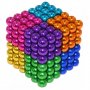 МАГНИТНИ ТОПКИ Neocube антистрес 5мм 216 цветни магически магнитни парчета евтина цена, снимка 1