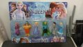 Фигурки за торта Замръзналото кралство Frozen 3, топери Frozen, 6 броя, блистер - 97065-1