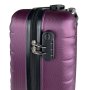 пътнически куфар+авио чанта лек здрав 100%ABS 54/39/20 4ри колела 360°, снимка 7