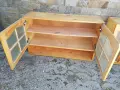 Кухненски горни шкафове, масивна иглолистна дървесина, снимка 3