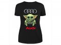 Мъжки и дамски тениски Baby Yoda Hug Audi Volkswagen, снимка 3