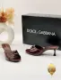 Dolce&Gabbana Дамски Чехли На Ток - Различни Цветове Код SEM-465, снимка 4