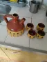 Глинен сервиз за ракия, снимка 2