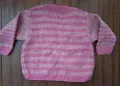 Нова вълнена ръчно плетена горница за момиче, снимка 3
