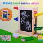 Дъска за рисуване и смятане с малки колички , снимка 1 - Образователни игри - 38678318