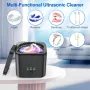Ултразвуков почистващ апарат с UV светлина и синхронизация 45 kHz за протези, 200 мл, снимка 6