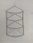 Стена ъглова  поставка, снимка 2