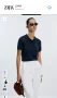 НОВ бял панталон на Zara, снимка 5