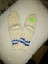 Ръчно плетени детски чорапи от вълна, снимка 1 - Чорапи - 38707407