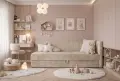 Тапицирано легло с матрак 90/200см, снимка 5