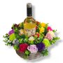 Ратанова кашпа с 15 броя ароматни сапунени рози , снимка 1 - Дамски парфюми - 43670787