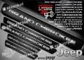 ПРАГОВЕ карбон JEEP WRANGLER PATRIOT CHEROKEE RENEGADE COMPASS COMMANDER фолио стикери, снимка 7