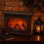 Декоративна LED камина с изкуствен пламък и звук – уют без риск и без отопление, снимка 5