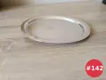 Масивно елипсовидно плато от инокс / поднос (26х20 см), снимка 1