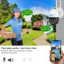 4G Въртяща IP камера. СИМ карта. PTZ Camera Видеонаблюдение охрана SIM, снимка 6
