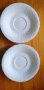 Три чинийки костен порцелан, снимка 1 - Чинии - 37621327