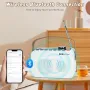 Ново Преносимо цифрово радио DAB/FM – Bluetooth, LED, Type-C заряд, снимка 3