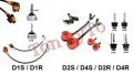 Букса За Фабричен Ксенон D1S D1R D2S D2R D4S D4R  Конектор Преходник Ксенонови Крушки към Баласт, снимка 2
