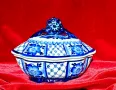Гжел порцеланова кутия ръчно рисувана Русия, снимка 1