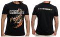 Нова мъжка тениска с дигитален печат на музикалната група Scorpions с гръб