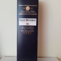 Маркова кутия от шотландско уиски GLEN DEVERON 16 години, снимка 1 - Колекции - 42924461