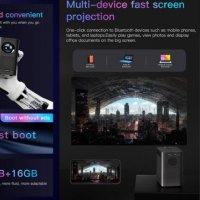 S30™ MAX® 4К ULTRA FULL HD Смарт Проектор Android Projector Screen Mirroring SmartTV WIFI Мултимедия, снимка 1 - Плейъри, домашно кино, прожектори - 39292102