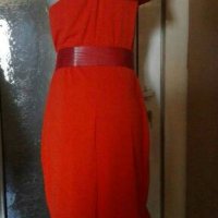 Оранжево червена еластична рокля ПРОМОЦИЯ🍀👗М,L🍀👗, снимка 5 - Рокли - 29831083