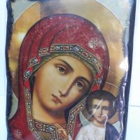 Икона на Пресвета Богородица майка Закрилница А, снимка 3 - Икони - 37622610
