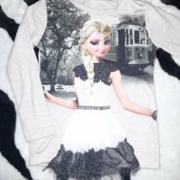 Блуза frozen , снимка 1 - Детски Блузи и туники - 35106402