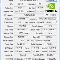 Видеокарта Palit GeForce GT 520 1GB DDR3, снимка 5 - Видеокарти - 44310809