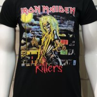 Нова мъжка тениска с дигитален печат на музикалната група IRON MAIDEN - KILLERS, снимка 2 - Тениски - 37106941