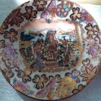 Стар порцелан колекционерски чинии SATSUMA, снимка 3 - Антикварни и старинни предмети - 38439662