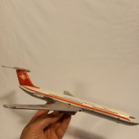 ретро ламаринена играчка самолет от соца , снимка 2 - Колекции - 42499171