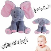 Интерактивно плюшено слонче FLAPSY , пеещо , танцуващо с уши , снимка 7 - Музикални играчки - 35290004