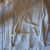Пуловер-туника с плитка, снимка 1 - Блузи с дълъг ръкав и пуловери - 30373445