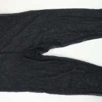 M/L VILA Clothes дамски черен тюлен клин с дантела на крачолите, снимка 8 - Клинове - 44341336