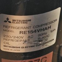 Хладилен компресор Mitsubishi RE154VHAH - 2,6 KW ,9000 BTU - на R407, снимка 2 - Други машини и части - 44207502