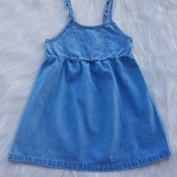 Детска дънкова рокля - 2 години , снимка 4 - Детски рокли и поли - 33850828