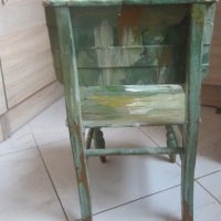 Старо детско дървено столче, стол за дете - стар, снимка 6 - Други - 31236565