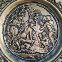 барокова чиния за декорация, снимка 2 - Антикварни и старинни предмети - 38493334