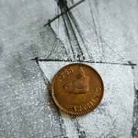 Монета - Великобритания - 1 фартинг | 1945г., снимка 1 - Нумизматика и бонистика - 44447169