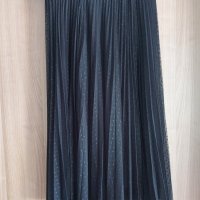 черна пола с тюл, снимка 1 - Поли - 40619861