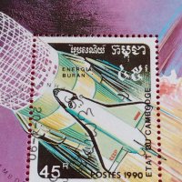 Две пощенски блок марки САМОЛЕТИ поща Камбоджа,Куба много красиви за КОЛЕКЦИЯ 22518, снимка 3 - Филателия - 40397288