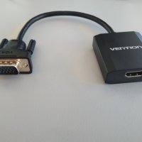 VGA TO HDMI АДАПТЕР/ПРЕХОДНИК, снимка 1 - Лаптоп аксесоари - 31767995