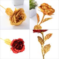 24K Gold Rose Златна роза Луксозен подарък за Св. Валентин , 8-ми март, снимка 9 - Подаръци за жени - 39614443