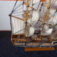 модел на ветроходен кораб, снимка 5 - Колекции - 42292699