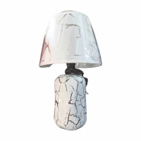 Стилна нощна лампа с елегантен мраморен дизайн, снимка 3 - Настолни лампи - 44915184