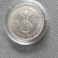 Сребърна монета 1936, снимка 2 - Други - 40735191