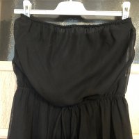 Асиметрична черна рокля Calliope, снимка 4 - Рокли - 29196428