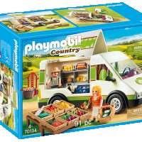 PLAYMOBIL - Мобилен фермерски пазар 70134, снимка 1 - Конструктори - 32108974